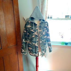 Hooded Army Coat